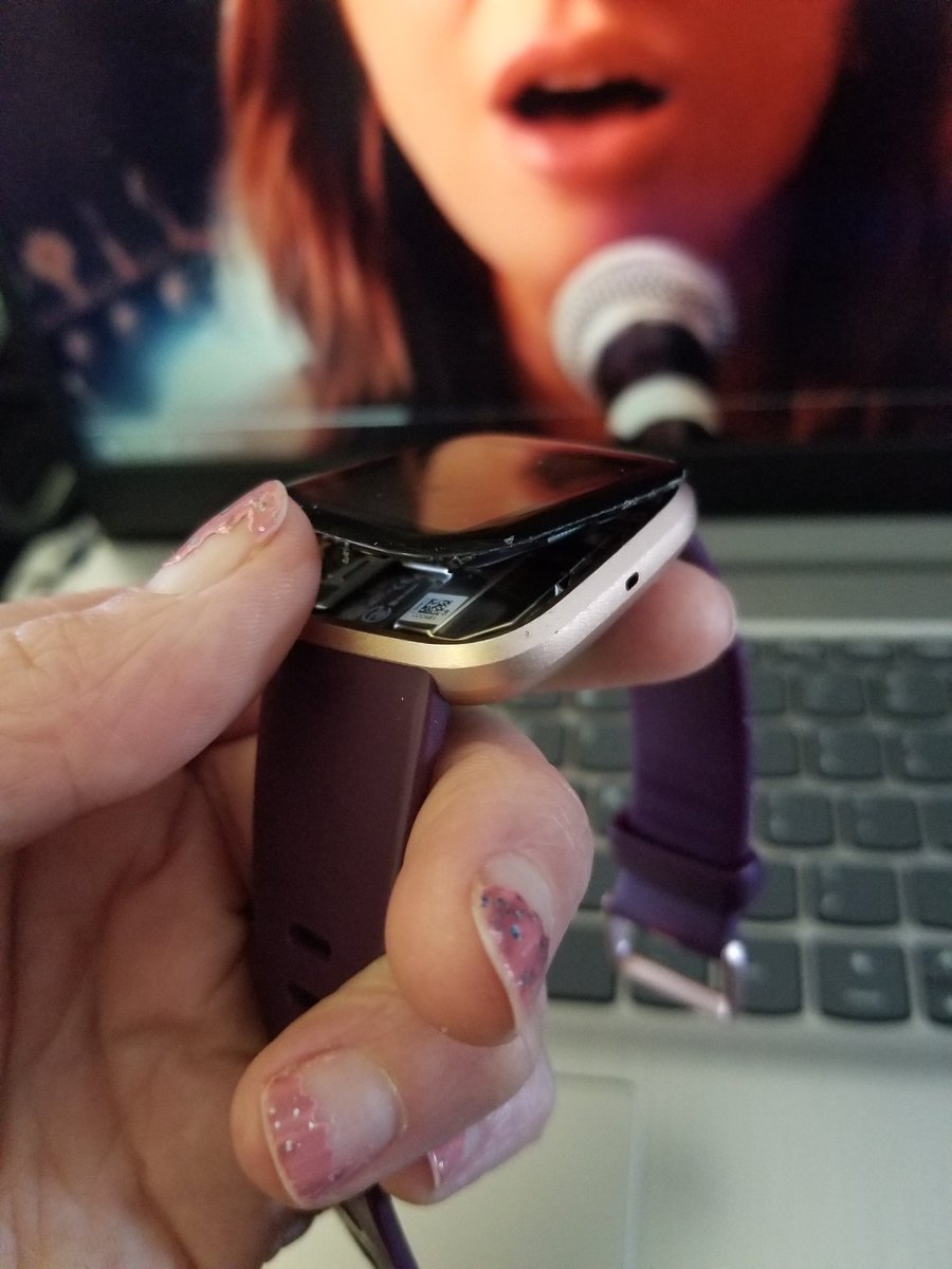 MN_Anders's tweet photo. @fitbit so I see this a common problem and apparently nothing has been done to address or recall them. Are you still telling people that they SOL if its past the 1 yr warranty? I'm flying home from vacation and will definitely do research into other watches. https://t.co/ANdsekTsqZ