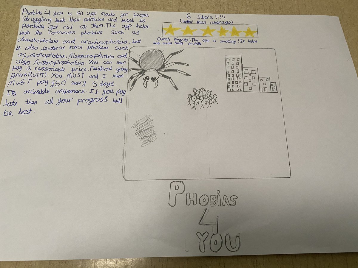 Discovery_Y6's tweet photo. Year 6 Chapter 2 📚 Our super inventive pupils have had an App-Tastic 📱 day today and have designed and pitched their own App designs 💡 They were absolutely amazing 🤩 Well done 👏 We are so proud of you all 🏆 #Year6 #DPS #Apptastic #Creativelearning https://t.co/DiGjbfRKm1