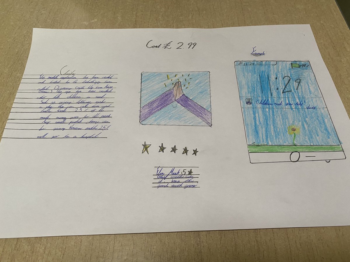 Discovery_Y6's tweet photo. Year 6 Chapter 2 📚 Our super inventive pupils have had an App-Tastic 📱 day today and have designed and pitched their own App designs 💡 They were absolutely amazing 🤩 Well done 👏 We are so proud of you all 🏆 #Year6 #DPS #Apptastic #Creativelearning https://t.co/DiGjbfRKm1