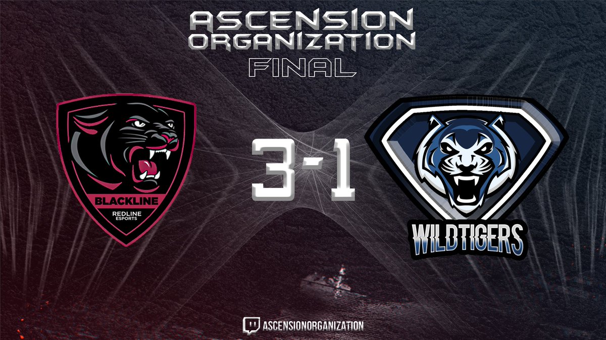 Ascension Organization ilk sezon'un sonuna geldik!
Final Mücadelesinde Wild Tigers'a karşı 3-1 galip gelen Blackline Esports'u tebrik ederiz. Bizleri bu organizasyonda yalnız bırakmayan ve destekleyen tüm destekçilerimize teşekkürler. Bir sonra ki organizasyonda görüşmek üzere🎉