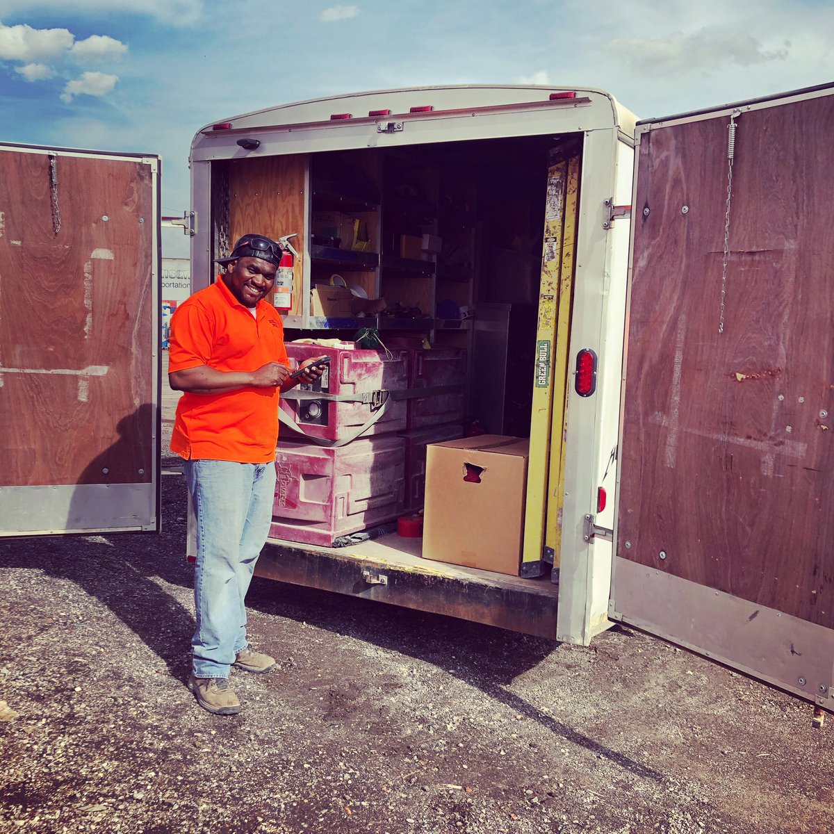 DemoPlusInc's tweet photo. Organized and ready to go! Our supervisor, Josh and his crew took advantage of this beautiful weather and did a little SPRING cleaning to one of our Demo Plus trailers. #Construction #demolition #Nashville https://t.co/bAKmrbN59T