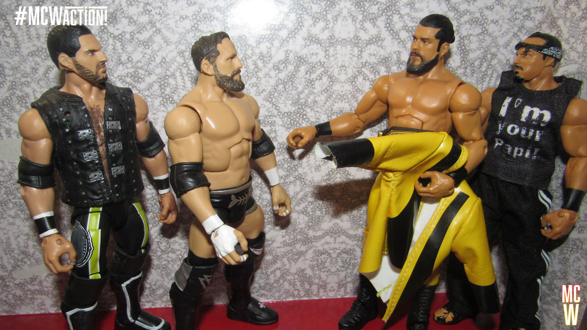MasterClassPW's tweet photo. "By the end of next week, we will give you an answer." - #Andrade tells #BobbyFish and #AriyaDaivari where they stand with regards to joining La Dinastia.

#MCWAction #WWEEliteSquad #AEWUnrivaled #FigureFeds #FigurePhotography https://t.co/eq1iMy1iak
