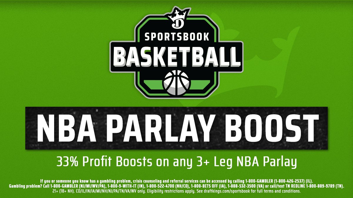 DKSports's tweet photo. NBA parlays are boosted tonight 📈

https://t.co/PTsBSAFflt https://t.co/Vbxn5Y9ESd