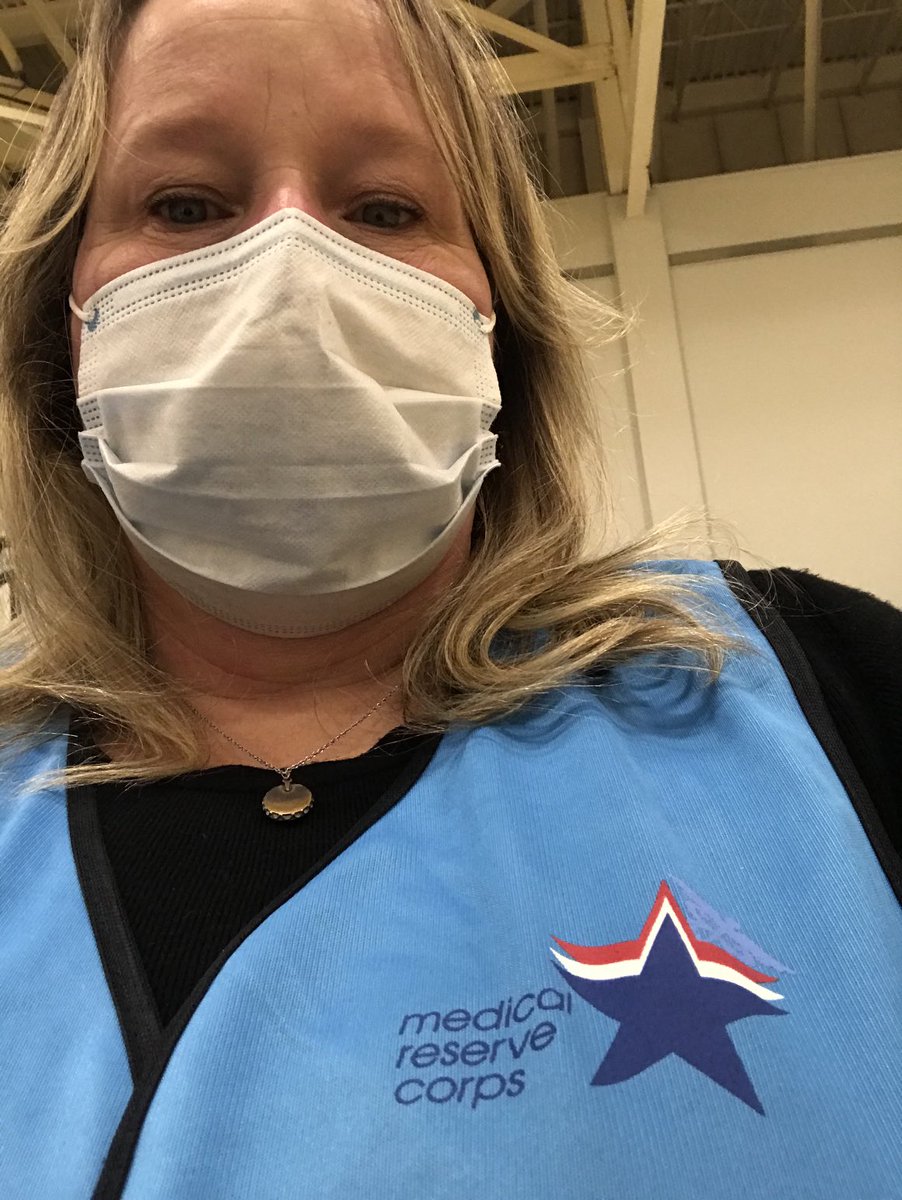 I did a thing today...I volunteered to give vaccines with the Cuyahoga County Health Dept and the Medical Reserve Corps.  It felt great to help move us forward in the fight against COVID19.
