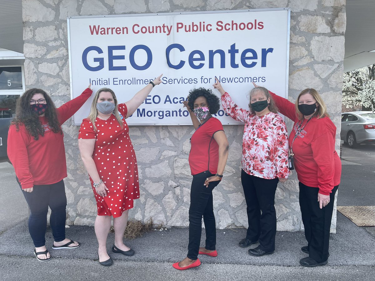 Wearing our Red for Ed in WCPS @WarrenCoSchools #stopHB563 #WCPSleads.