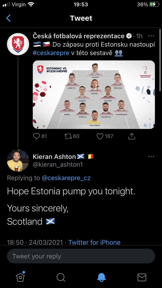 kieran_ashton1's tweet photo. I am the king of Czech Republic. Ratioed etc. https://t.co/IBHESBzzJE
