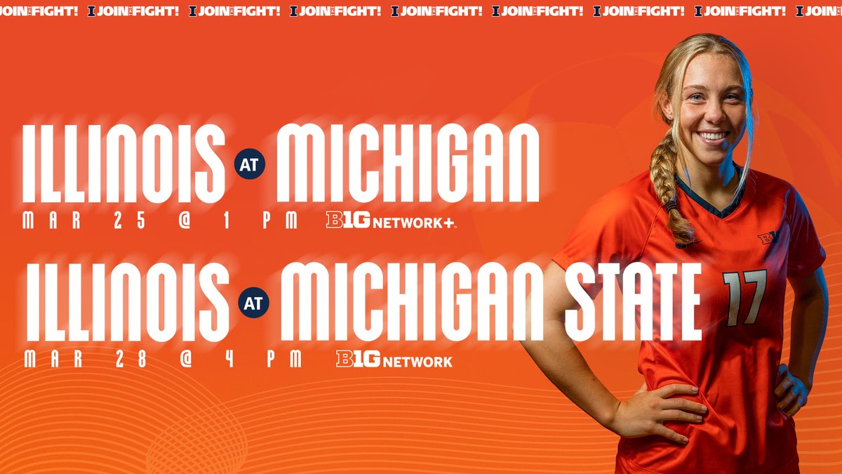 IlliniSoccer's tweet photo. #Illini head to Michigan for a two-game stretch against Michigan and Michigan State! 🔶⚽️🔷

PREVIEW⏩https://t.co/wBcrtuW98Q https://t.co/KtcsCBILJY