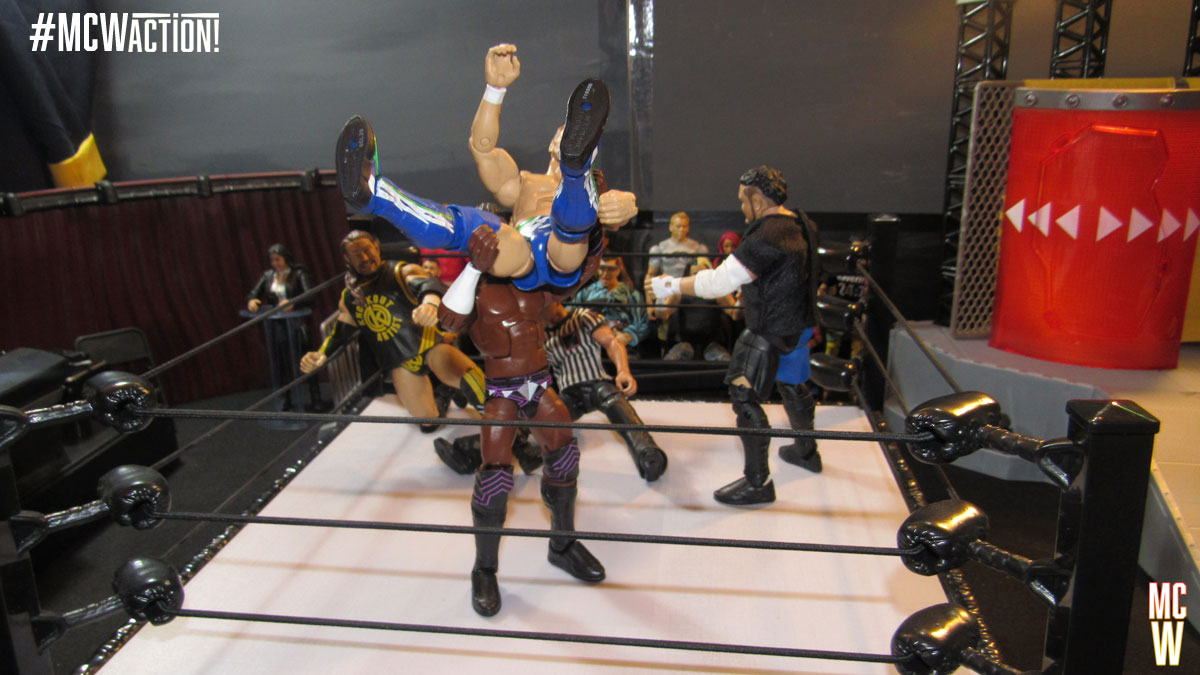 MasterClassPW's tweet photo. Before #BryanDanielson can celebrate too much, he's attacked from behind by #CedricAlexander and #SamoaJoe!

#MCWAction #WWEEliteSquad #AEWUnrivaled #FigureFeds #FigurePhotography https://t.co/K6JQvVuZVB