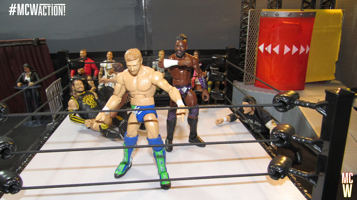 MasterClassPW's tweet photo. Before #BryanDanielson can celebrate too much, he's attacked from behind by #CedricAlexander and #SamoaJoe!

#MCWAction #WWEEliteSquad #AEWUnrivaled #FigureFeds #FigurePhotography https://t.co/K6JQvVuZVB