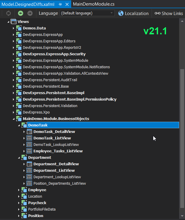DevExpress_XAF's tweet photo. #XAF #usability #ModelEditor
We want to group the Views and Validation sub-nodes by class in the Model Editor in v21.1.
What do you think? https://t.co/YmiCBjA4sh