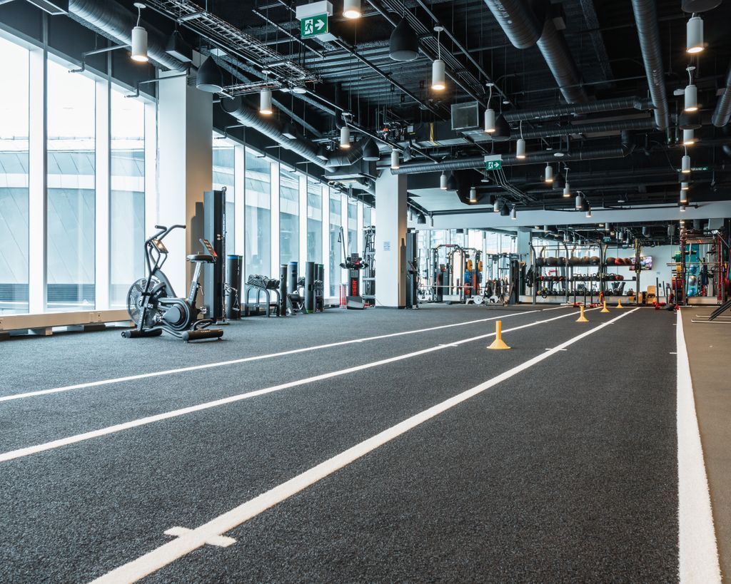 Workout in a space that allows you to engage in the true science of fitness. Our Performance Floor allows you to maximize your warm-ups and move freely. You can also utilize the lanes and markers for proper physical distancing. #ArchetypeLife