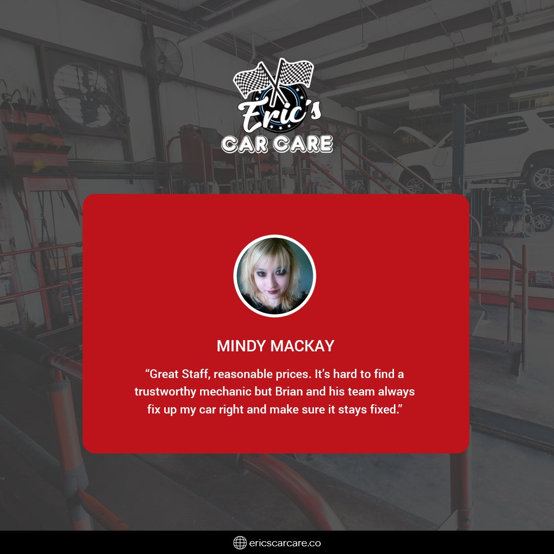EricsCarCare's tweet photo. Eric’s Car Care provides the fairest service prices in town! 😎

Don't believe us? How about we let Mindy enlighten you 💗

#EricsCarCare #CustomerReviews #Testimonials #AutoRepair #AutoMaintenance #OilChange #BrakeMaintenance #TireServices #ElecrticalMaintenance #Texas #Houston https://t.co/G6rfZN8XHx