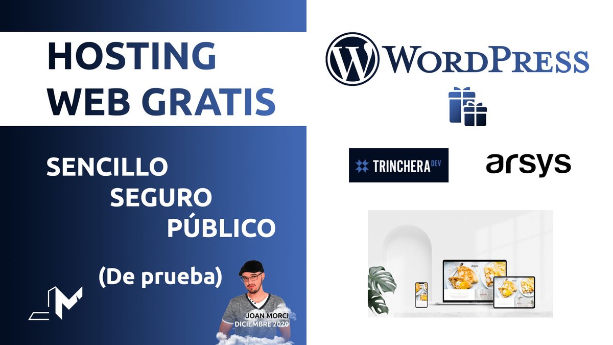 joanmorci's tweet photo. 🎁 ¿Quieres probar WordPress de forma online y gratis? Puedes hacerlo de modo sencillo gracias al equipo de Trinchera DEV. Mira el videotutorial: https://t.co/kUuLcYBAhV (ver descripción para índice y FAQ)
#WordPress #AprenderWordPress #Plugins @TrincheraDEV @arsys https://t.co/s9yZimqx57