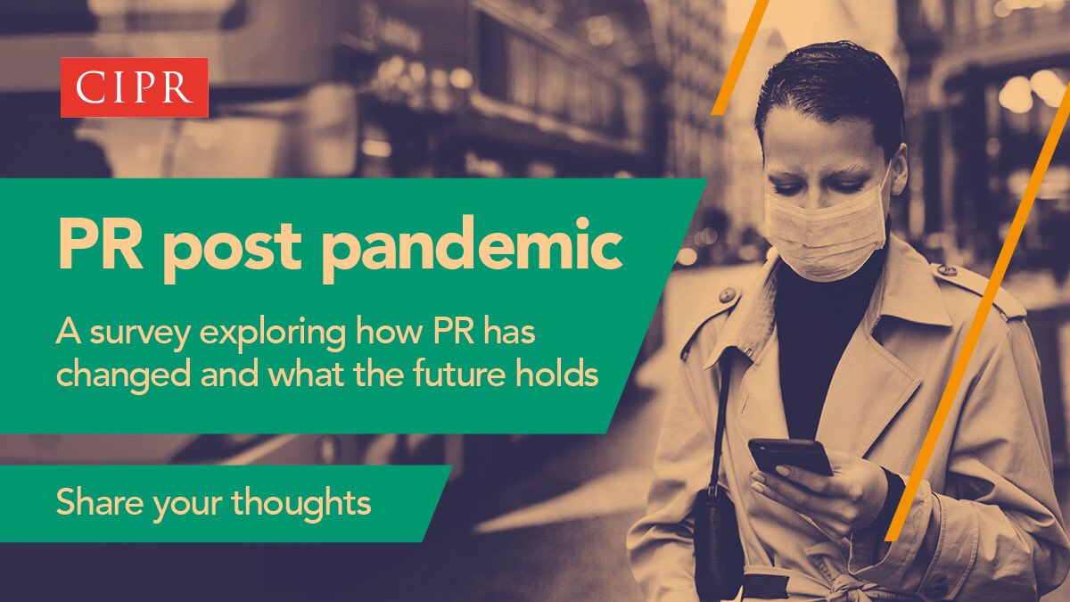 CIPR_NI's tweet photo. New  @CIPR_Global sector #PRPostPandemic survey is out today! 

Take 5 mins to ensure #NI practitioner voices are included. 

How has working life changed for you, your organisations, and the wider profession over the past year?

Find out more here: https://t.co/yYufD7kywc https://t.co/bb2wnYbb35
