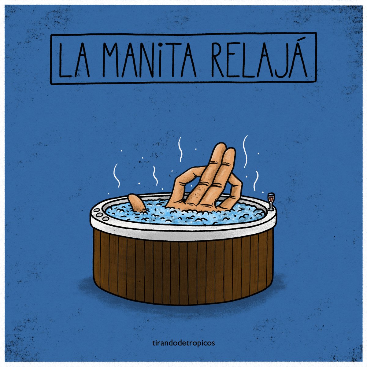 Esto se acaba...

LA MANITA RELAJÁ

#tirandodetropicos #illustració // #laisladelastentaciones #laisladelastentaciones3 #lamanitarelaja #lamanitarelajá #mano #jacuzzi #telecinco