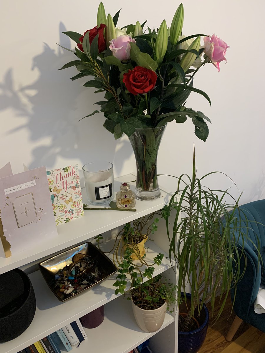 So that’s me officially finished in my role as Prevent Projects officer... where did the time go ? thank you for the lovely flowers and cards <a href="/SPCLeicester/">St Philip's Centre</a>  #counterterrorism #Leicester #Prevent 💜💜💜
