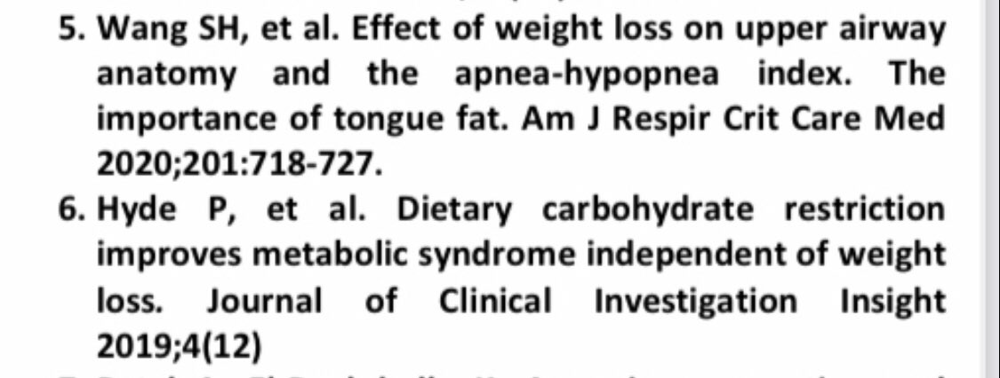 upyrbike's tweet photo. 💥”fatty tongue” contributes to OSA
💥it is rapidly reversible #lowcarb
💥reversibility is independent of body-weightloss

#metabolicairway 🧐 https://t.co/IqtpbGshLL