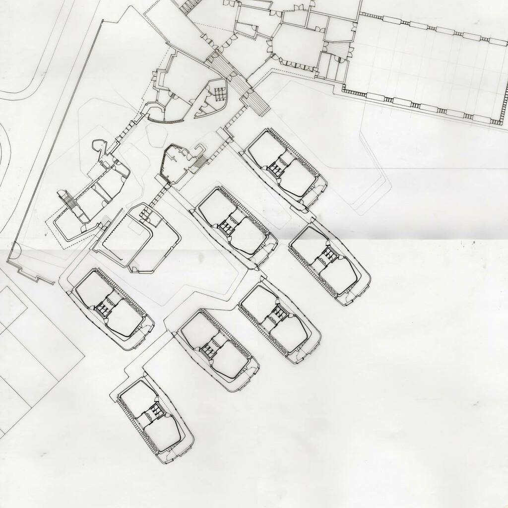 hello_elsewhere's tweet image. Before elsewhere, before having a laptop, an ancient project from ‘07. Hand drawn on vellum. #architectureplan instagr.am/p/CM0FpXAMDpQ/