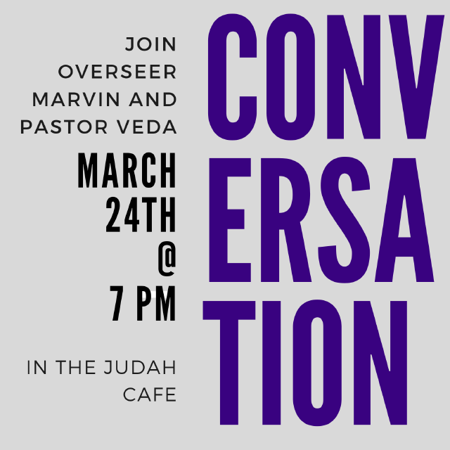 Join Overseer McCoy TONIGHT for Vision Conversation March 2021 conta.cc/3rkdpnk