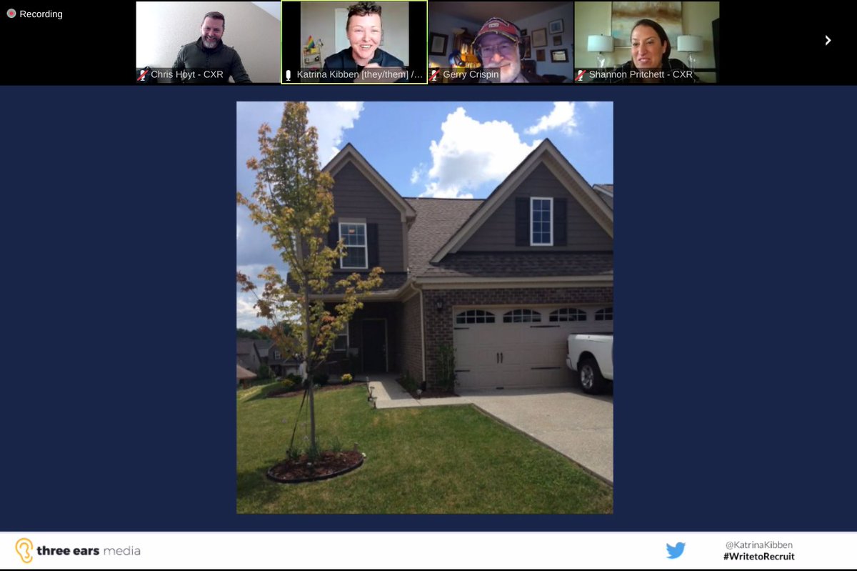 TheRecruiterGuy's tweet photo. "Let's meet them where they're at with good content, that's clear, and concise, and helpful." LOVING this @CareerXroads workshop led by @KatrinaKibben (Katrina Kibben, Founder of Three Ears Media)
#WritetoRecruit https://t.co/slNoqGCW2R