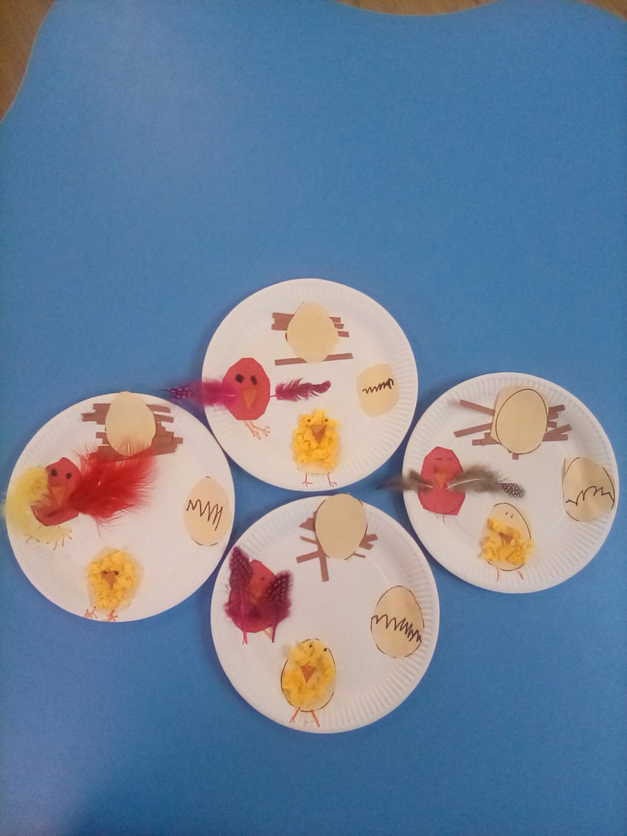 WhetstoneNurs's tweet photo. Nursery have been learning about the life cycle of a chicken today. We did lots of cutting and sticking to make our own collages. The children were brilliant at explaining what happens. https://t.co/ML7w3b2Xc5