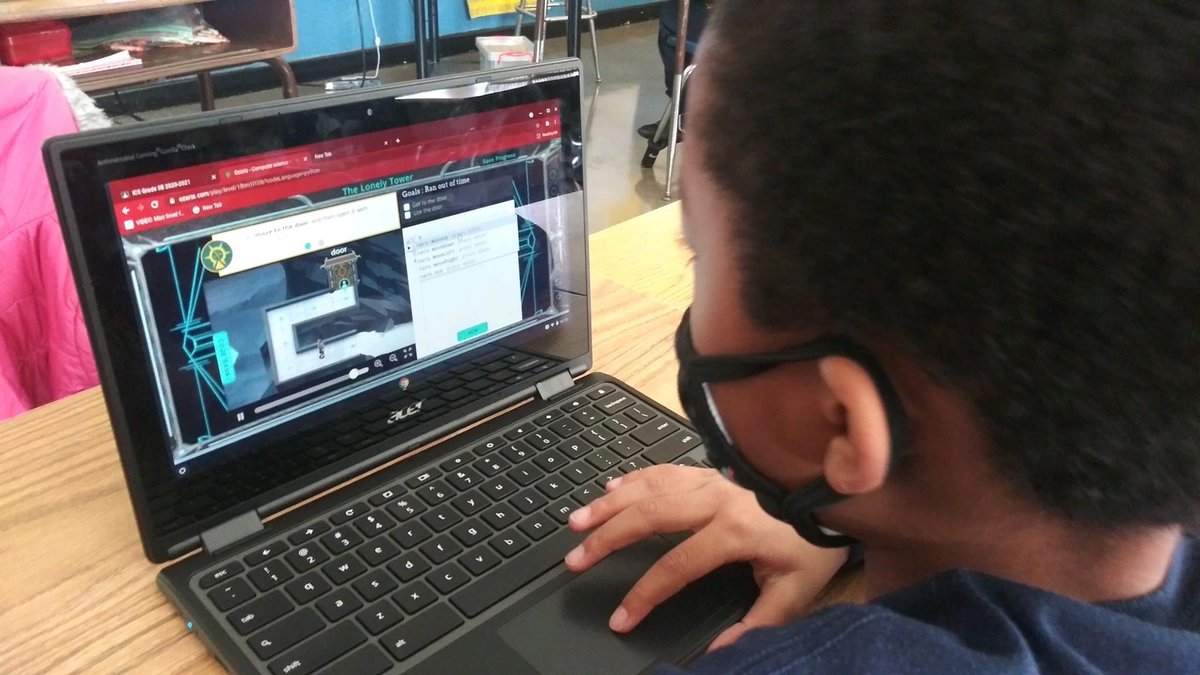 mrsdangelo_ICS's tweet image. Python coding with @CodeCombat in 3rd grade with @ICSchool_Tech @icschool_online #KidsWhoCode