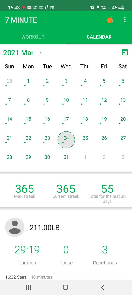 ddesmond2000's tweet photo. 1 year challenge complete
#7minuteworkot   #googlefit #GooglePlay #tomtomwatch #fitness #challenge #sport #health #lockdownchallenge #feelbetter #Health #simpledesign #365challenge https://t.co/rsXyEsXtfa