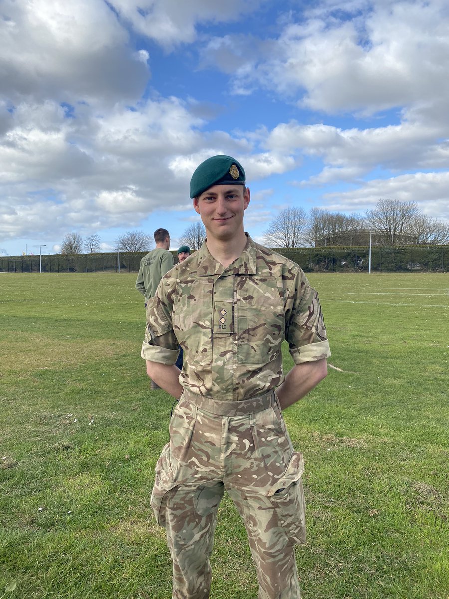 33RLC's tweet photo. One of our Troop Commanders (Lt Willis) completed the All Arms Commando Course today. A fantastic achievement and massive well done from everyone back in the Sqn (first words HOOFING, SCRAN or WET🤷♂️🤦🏻♂️). @4RegimentRLC @101_Log_Bde @RLCCorpsSM @UKArmyLogistics https://t.co/PghKNG4a0W