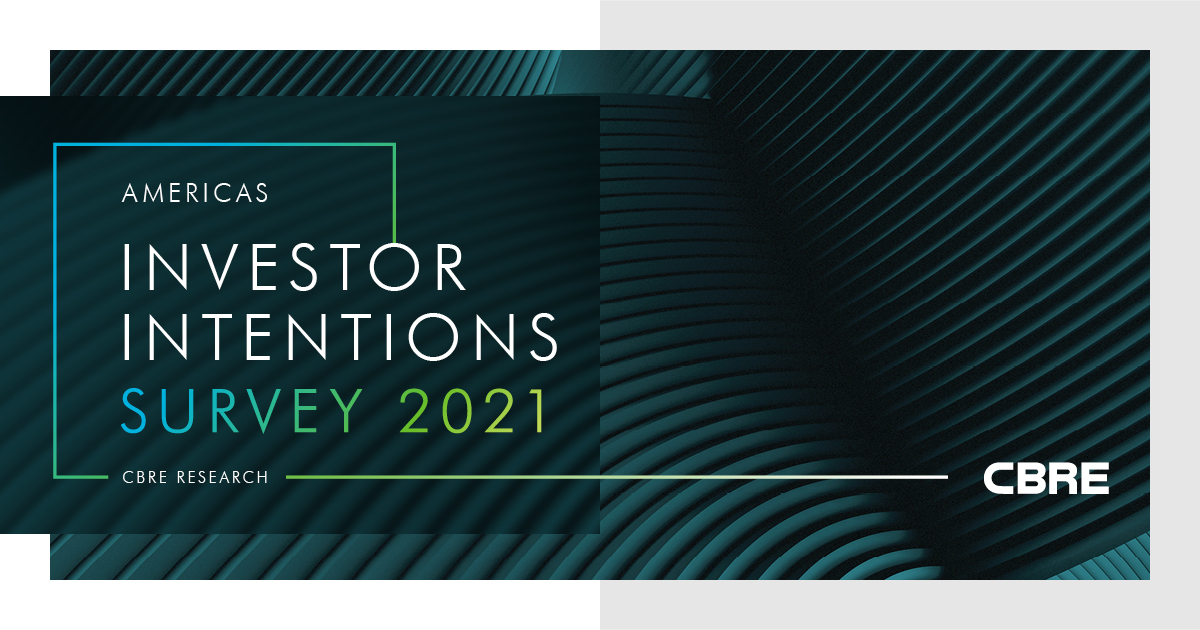 Our 2021 Americas Investor Intentions Survey reveals CRE investor risk tolerance, market and sector preferences and other key trends.

Follow this thread to learn more.