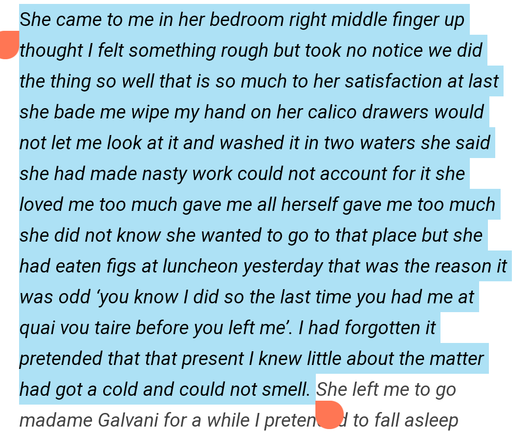 moliveiradev's tweet photo. @LadyWoman1791 @prosjules No need. Here's the origin of #NoFigs, courtesy of Anne Lister and Mrs Barlow. 🤢
I'll never see figs the same way.
Full transcript: https://t.co/tavIFUu242 https://t.co/qFz48ekdkf
