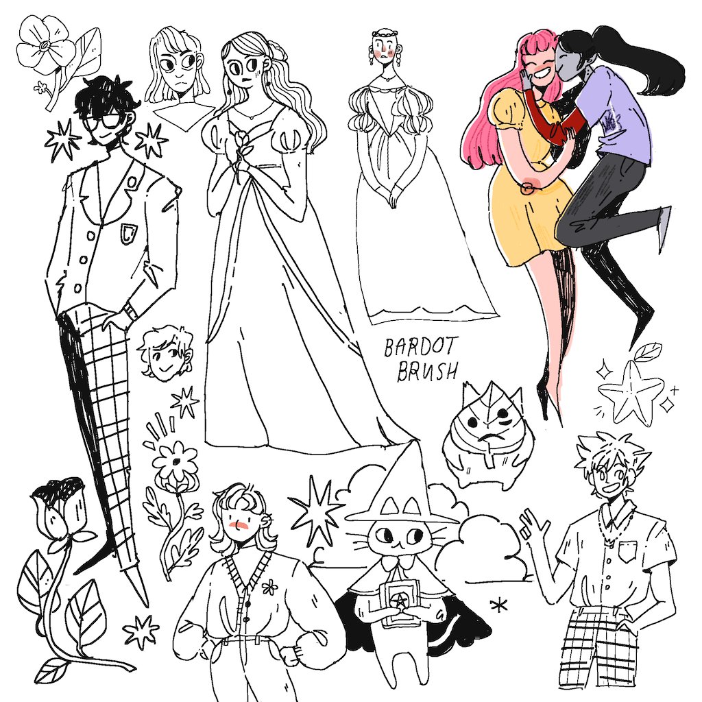 this is the sketch page we did yesterday on stream btw - i'm very fond of the bubbline doodle and proud of the fact that i actually drew sora's hair hehehe 