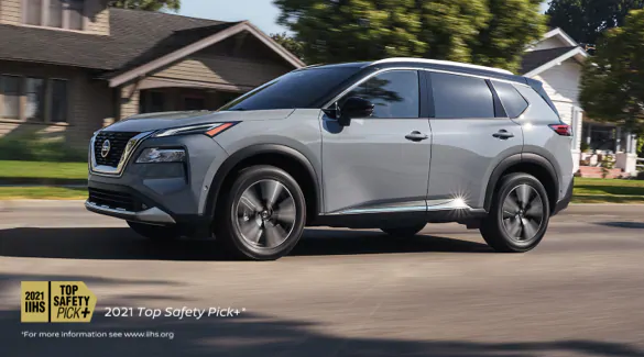 BwalkAutoCenter's tweet photo. The Insurance Institute for Highway Safety has awarded the 2021 Rogue 2021 TOP SAFETY PICK+ for its crash-safety performance. https://t.co/reExrZnV8G