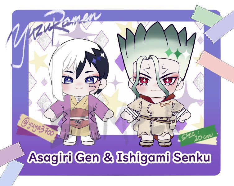 shopjiewjiew's tweet image. ˗ˏˋ TH GO🇹🇭 ´ˎ˗
യ Dr.Stone; Senku, Gen, Ryusui, Hyoga 20cm
🪨 ตุ๊กตา+ชุดในภาพ
🪨 ราคา 1390 มัดจำ 300
🌎 ถ้ายอดถึง10ตัว มาสจะลดเหลือตัวละ1290 โอนมาเฉพาะมัดจำ‼️
🚫 ปิดรับ TBA
รายละเอียด&amp;amp;สั่งซื้อ
💌 forms.gle/dpNX5arkzdBg1v…
#ตลาดนัดหมอหิน #ตลาดนัดdrstone #ตลาดนัดอนิเมะ #ตลาดนัดตุ๊กตา