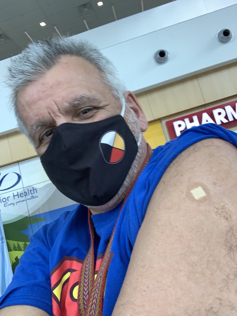 Aboriginalguy's tweet photo. Phizer vaccine #metis #bchealth https://t.co/mQ4MGgTnNN