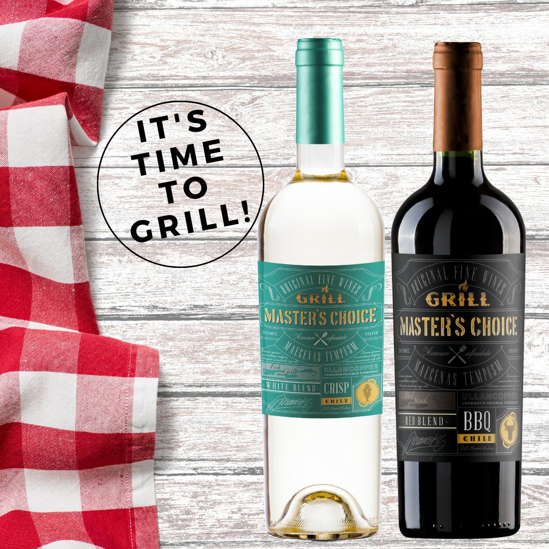 Grill Master's Choice wines from Chile are specially made to be enjoyed with grilled, roasted and smoked foods, but they are great for any occasion that calls for good times. Grill Master's Choice White (SKU 97320) Grill Master's Choice Red (SKU 137100) Cheers! #thedrinkslist