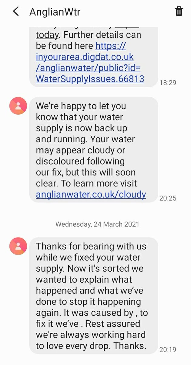 jkbowser's tweet photo. @AnglianWater whoops. If you need a better SMS tool, I can help with that :) https://t.co/HE6oQCWSrK