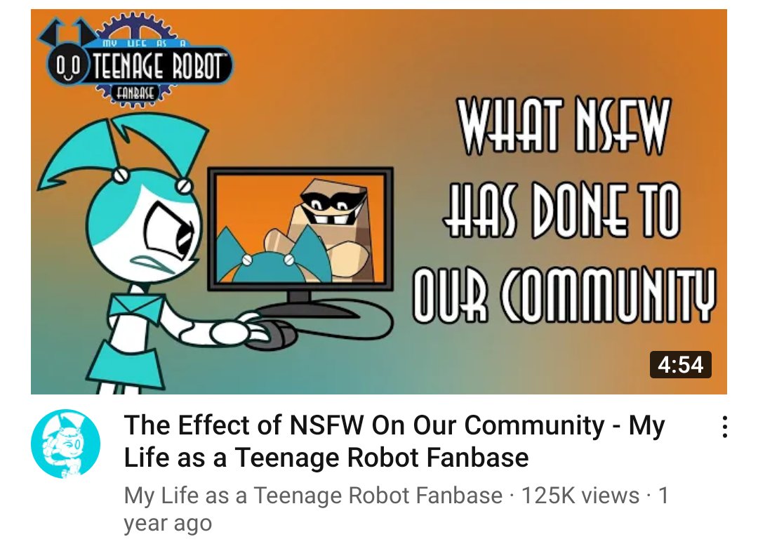 DFare19's tweet photo. accidentally stumbled onto the My Life as a Teenage Robot YouTube community https://t.co/EiaaypWXWJ