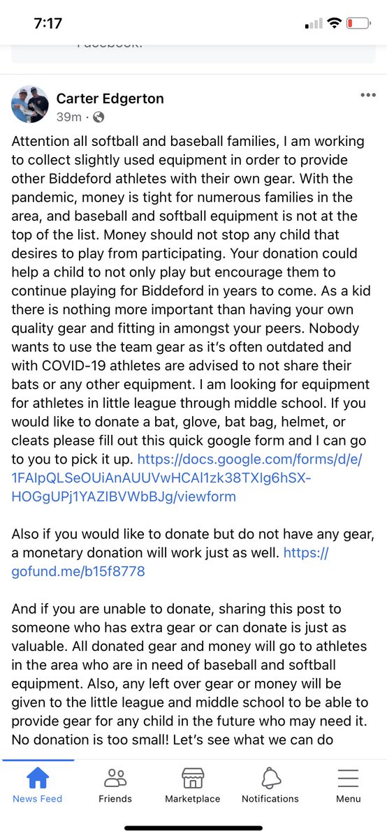 carter_edgerton's tweet photo. Any donation or retweet can help.

For gear donations:
https://t.co/FDy4fudZM3 

For monetary donations:
https://t.co/c1yvXTWO8U https://t.co/YYGoFygvss