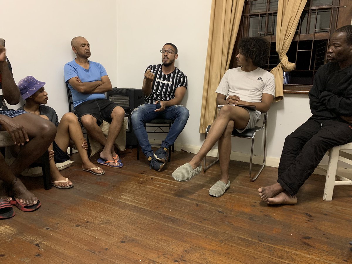 HLCompassionNPO's tweet photo. Our Health &amp; Fitness team engaging in a suport group for men that wants to be fit and health both mentally, physically and spiritually. Well done #WesleyNewman. Super proud of you! https://t.co/lMt7KFacim