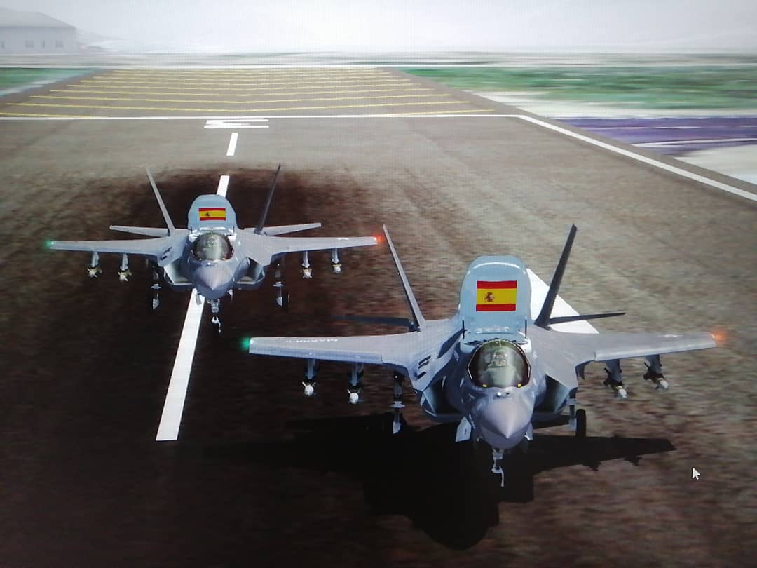 FLOANVirtual's tweet photo. #F35BCombatReady &amp; #P3D &amp; #VRSTacPackCombatSystem ✈⚔ Vuelo de nuestra #NovenaEscuadrillaVirtual 🇪🇸 en #MCASCampPendleton &amp;  #SanClementeIslandRangeComplex (#KNFG #California 🇺🇸), donde nuestros pilotos se adiestran en el vuelo en #IVAOUSA 🇺🇸 con el #LockheedMartin #F35B https://t.co/b1pfUdHsZI