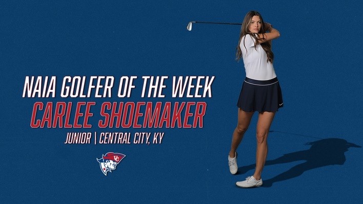 🚨Honors🚨: 
☑️School Record Round, 67 (-5)
☑️Win Tournament
☑️Move into 3rd on Career Wins List
☑️Be Named NAIA Golfer of the Week

Congrats <a href="/carleeshoe_1202/">Carlee Shoemaker</a>.  

Read More: bit.ly/31gaOAk // #OneBigTeam