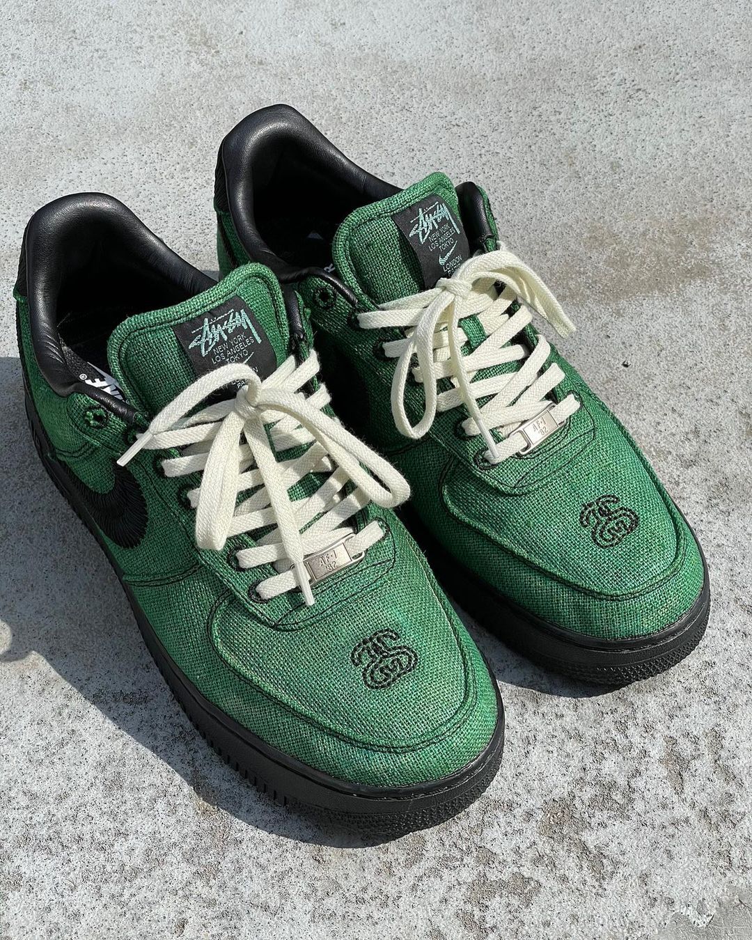 stussy hand dyed air force 1