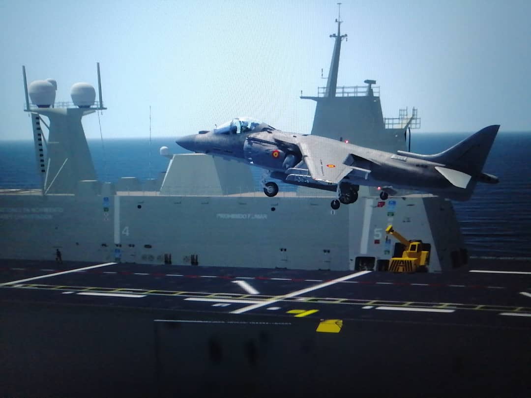 FLOANVirtual's tweet photo. #MARFIBEX-21 Operations Zone (#GolfodeCadiz) โโ Vuelo de adiestramiento (#LHDQualifications) โ de nuestra #NovenaEscuadrillaVirtual ๐ช๐ธ https://t.co/ZulMPaBmJv https://t.co/NbBJrQ9bz7