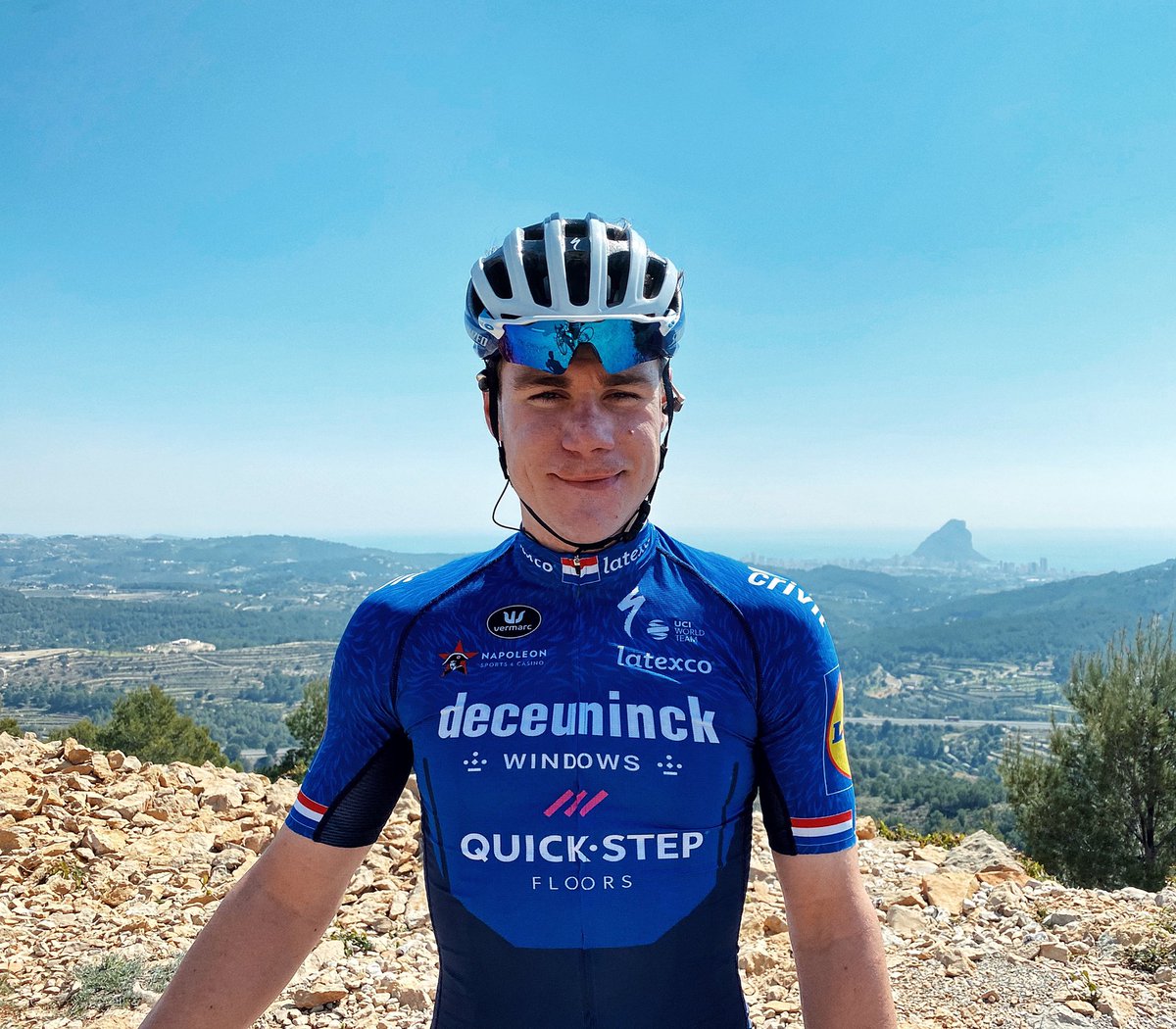 FabioJakobsen's tweet photo. Calpe is definitely one of the best places to ride your bike! 🚲 Have been blessed with lovely weather ☀️ and good company for training. I am extremely grateful that I could still spent time here and enjoy my rehabilitation. 😃 https://t.co/oKKbF12Ln1