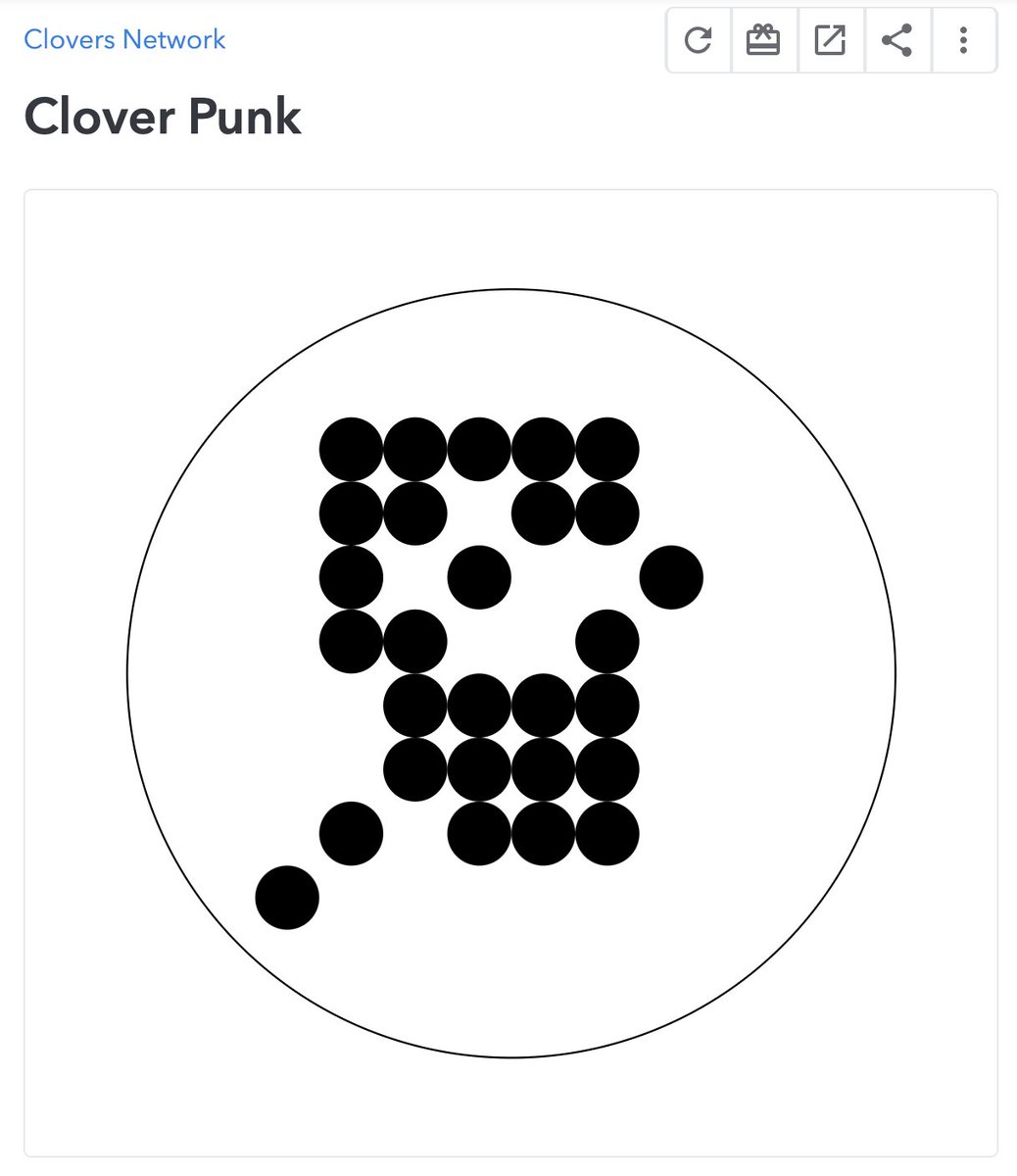 <a href="/The_Flaz/">Flaz theflaz.eth</a> <a href="/cloversnetwork/">Clovers Network</a> I'm hodling the one and only Clover Punk 

opensea.io/assets/0xb55c5…