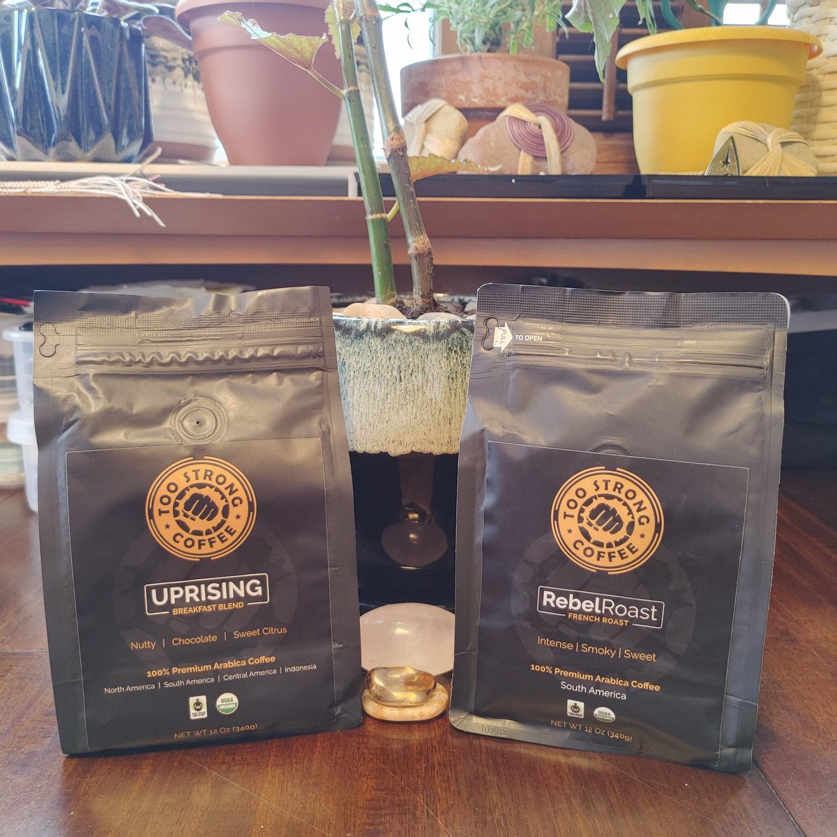 ThyLizzle's tweet photo. My @TooStrongCoffee showed up today!  Excited to make a pot...  Even though it's late afternoon here 😅 Good thing I have lots of bracelets to make ;]

#artist #handmade #shopsmall  #tyt @cenkuygur 

✌️❤️🖖 https://t.co/y3jEjgFtRm