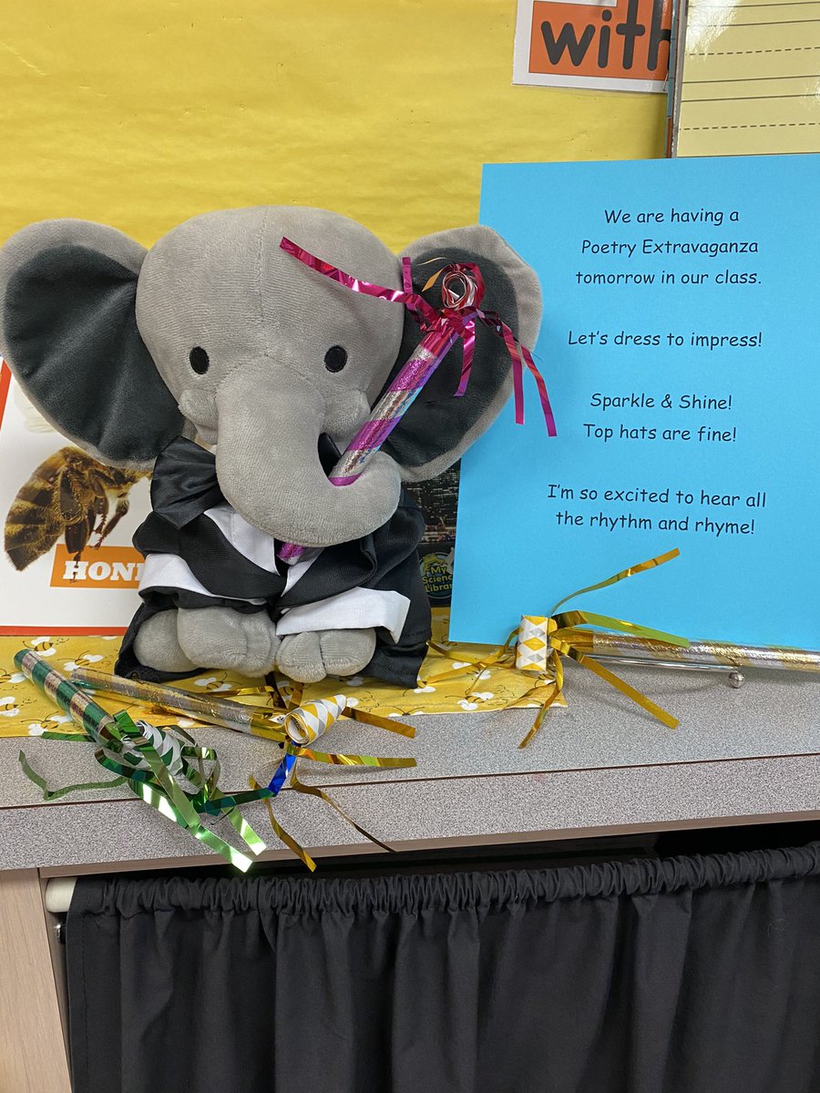 Poetry Extravaganza is what’s happening in kindergarten! Mabel is dressed in her finest attire.  <a href="/gheagles/">Grace Hartman</a> #ilovekindergarten