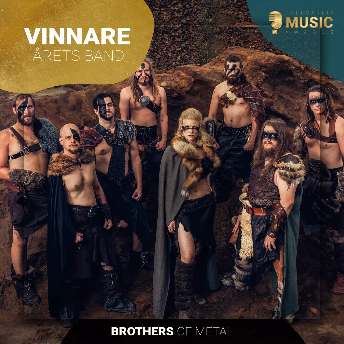 We just won band of the year at Dalecarlia music awards!
Such an honor! 🤟🤟🤟