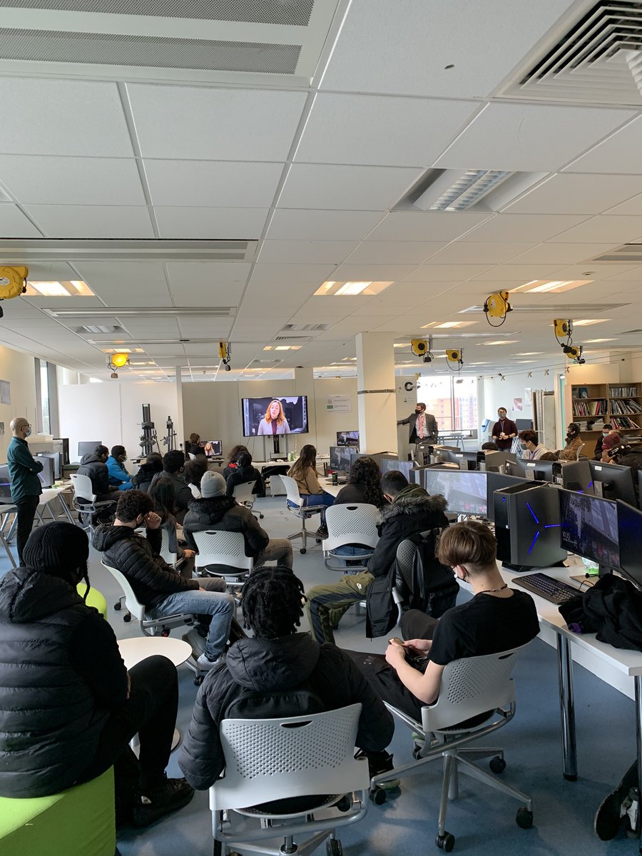 CarloLiu25's tweet photo. National Skills Challenge @Westking Animation &amp; Games 
Creating ideas for video games. Groups had to present their projects with feedback by industry judges. Congrats to the winning team who will take part in the national finals to be held in the summer🤩 Thanks 🙏🏼 @staffsunildn https://t.co/4VABEZvITQ