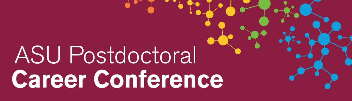 asupostdocs's tweet photo. TOMORROW - 3rd Annual ASU Postdoctoral Career Conference  1pm - 5pm on Zoom.  Register Now!  https://t.co/2aXLCZwRaQ https://t.co/JIiygqsMUx